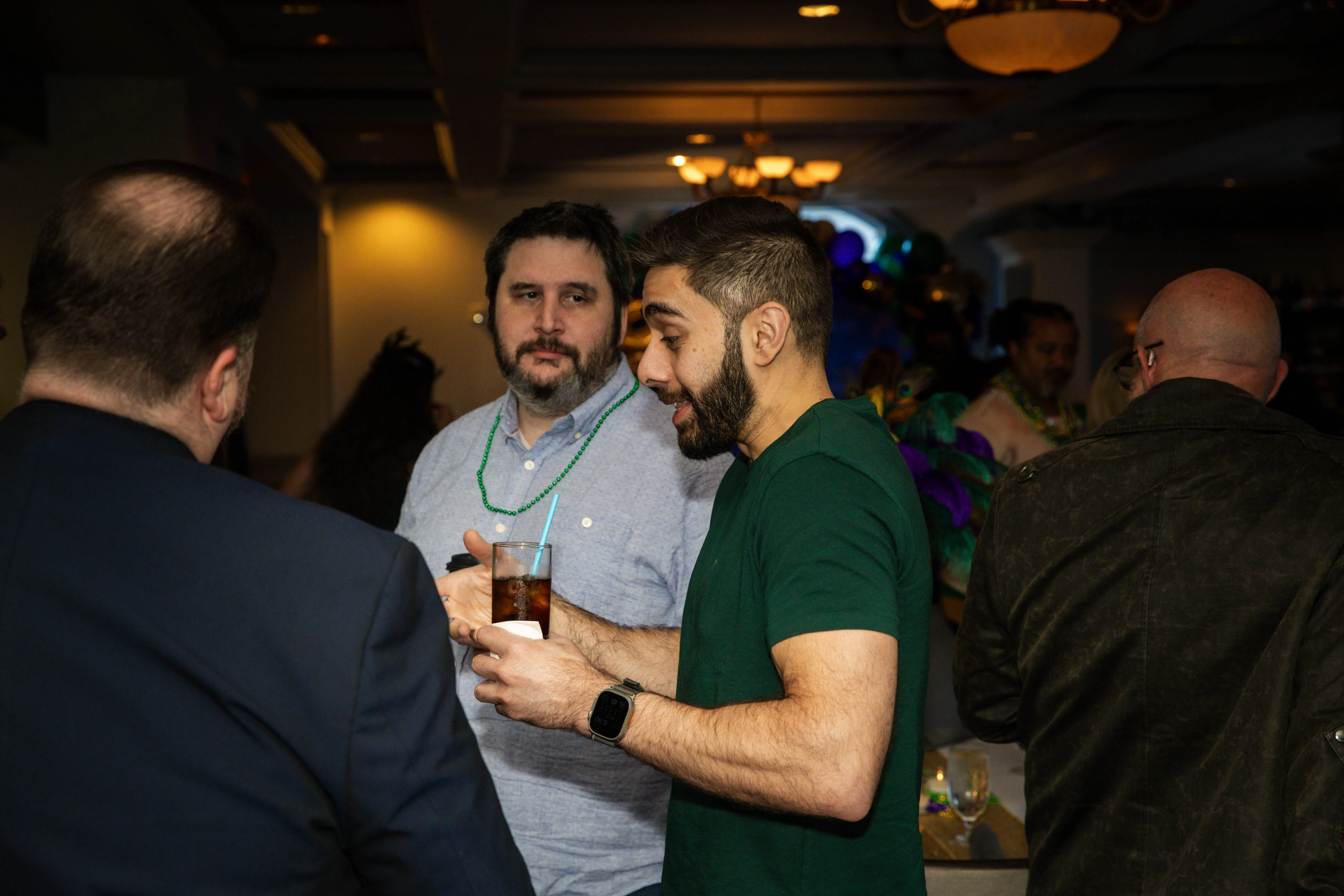 Neal McSpadden networking with Abir Syed